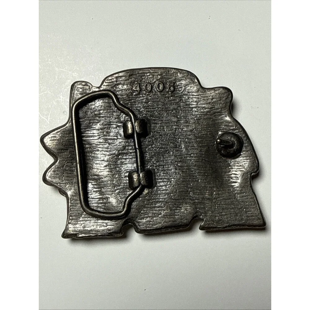 Vintage 1970s Tolstabush Vodka Brass Belt Buckle Excellent Vintage Novelty Humor